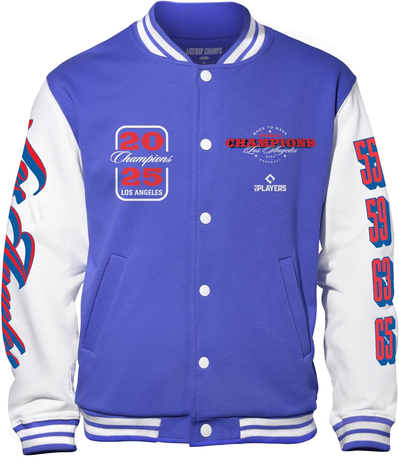 License Champs Varsity Jacket | MLB Players | Baseball Bomber Jackets