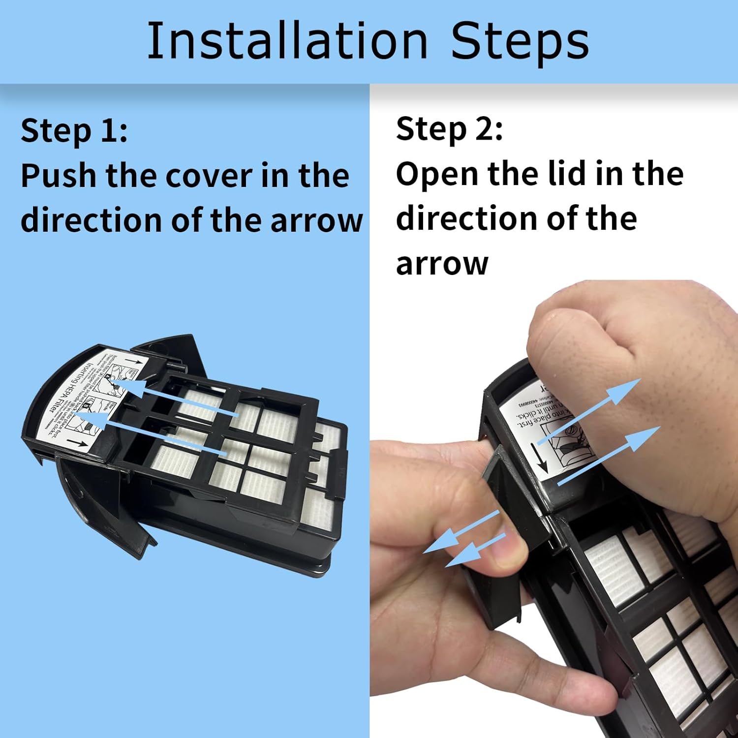 4 Pack HEPA Exhaust 440005573 Filters Replacement for Hoover UH71250 UH71251 UH71230 UH71255 Vacuum Cleaner