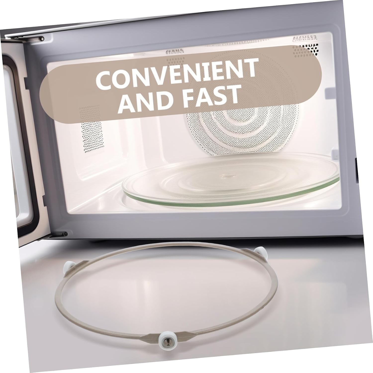 Microwave Turntable Support Roller Ring with Plastic Base Replacement