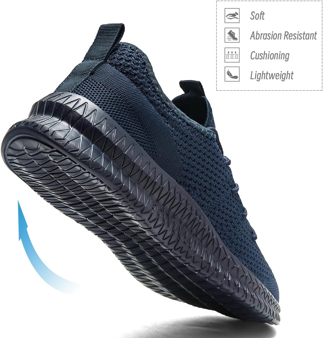 Womens Walking Running Shoes Sneakers Slip On Sport Tennis Athletic Gym Shoes Casual Fashion Lightweight Breathable Non Slip Workout Workout Trainers Shoe - Image 5