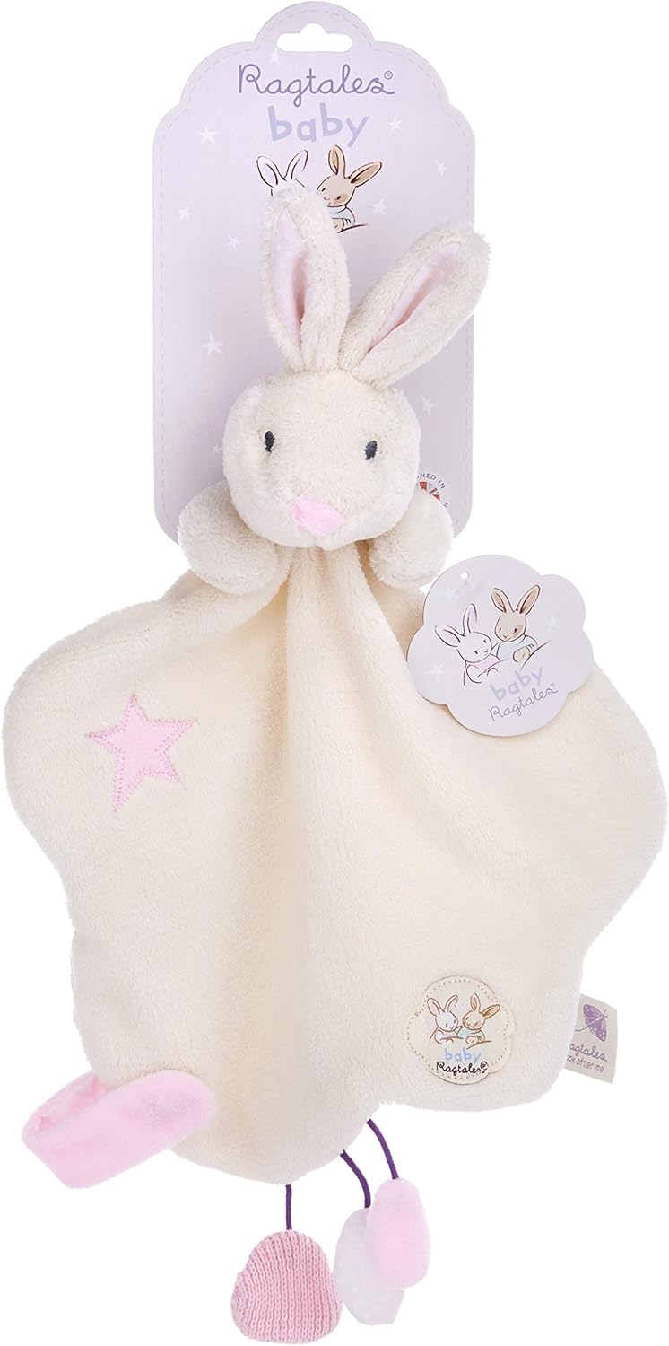 Ragtales RT904 Fifie Rabbit Collection Baby Comforter, Multi Amazon