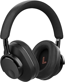 Melomania P100 SE Wireless Headphones, Bluetooth with Active Noise Cancelling, Hi-Fi Sound, Up to 100-Hour Battery with User-Replaceable Battery, Gaming Mode and Carry Case – Black