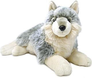 TigerHart Whitaker The Wolf - 14 Inch Stuffed Animal Plush Dog
