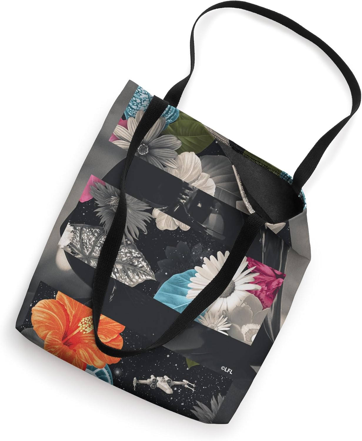 Star Wars Darth Vader Flower Galaxy Tote Bag