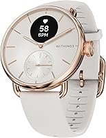 Vista 1 de Withings ScanWatch 2 - Reloj inteligente híbrido, monitoreo de frecuencia cardíaca, rastreador de fitness, seguimiento de ciclo, monitoreo del Oro