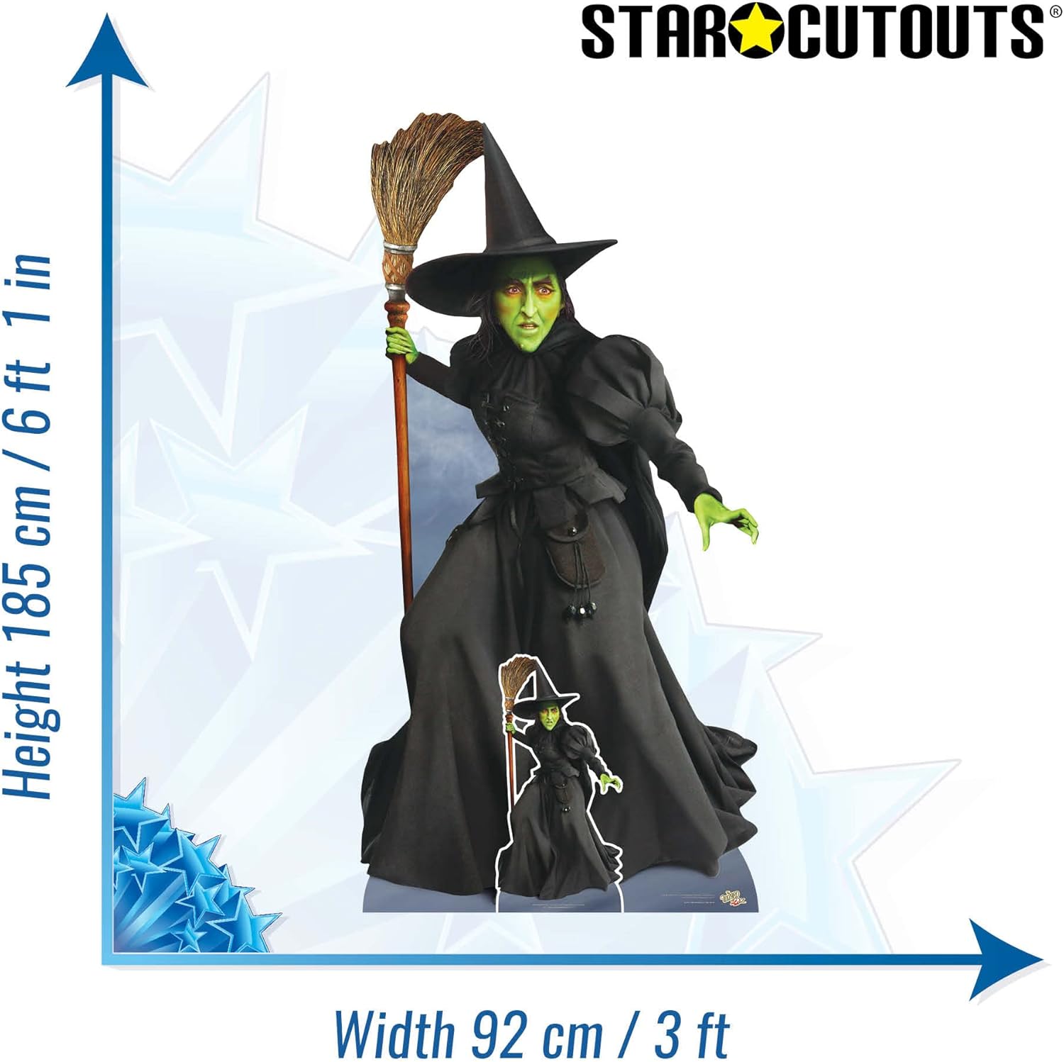 Star Cutouts SC4225 Wicked Witch West Lifesize Cardboard Cutout with Mini