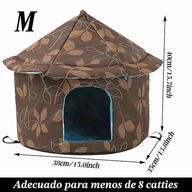 Foto 7 de 7 de Casa Para Gatos Al Aire Libre - Refugio Para Gatos Callejeros - Caseta Para Perros Exterior