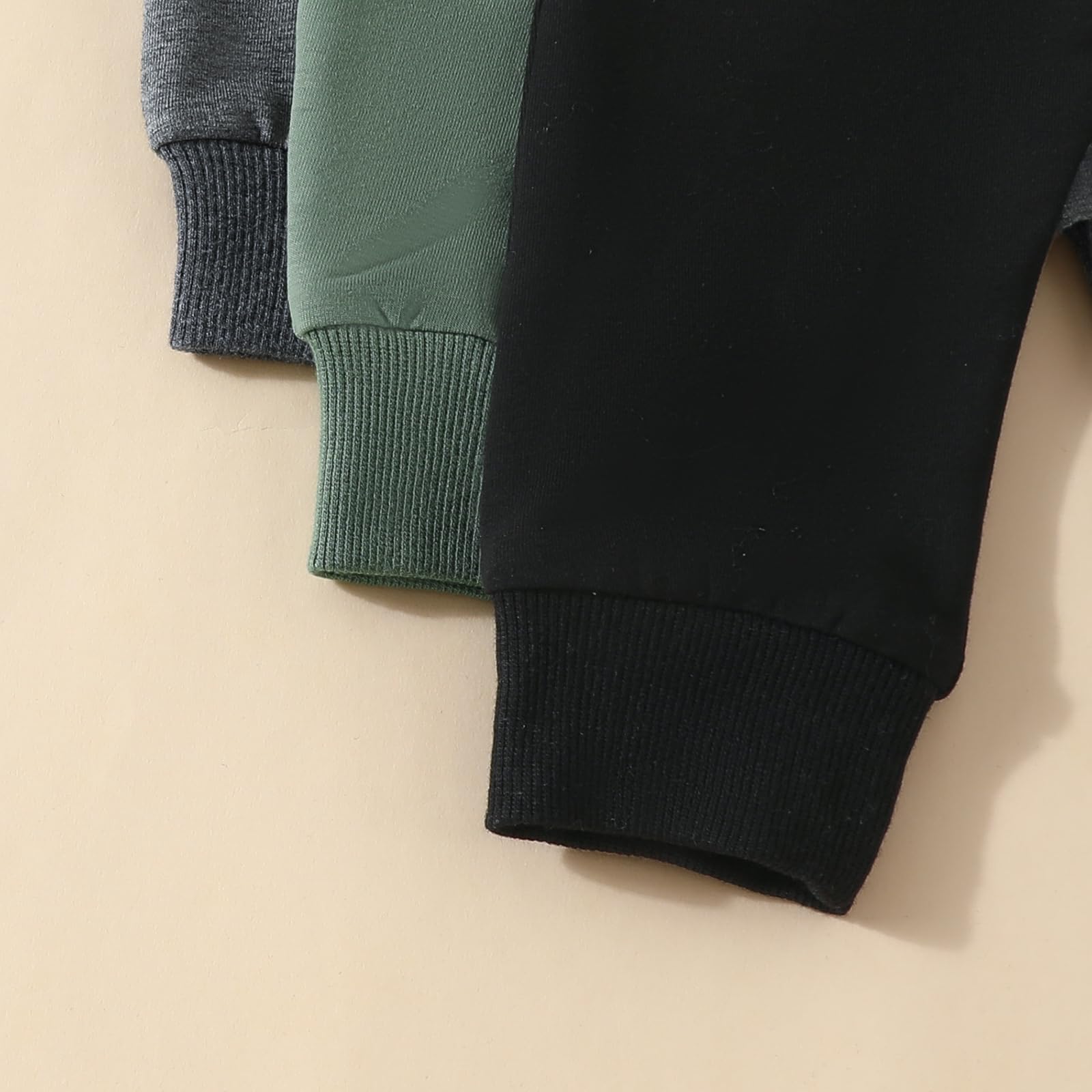 Pantaloni autunnali per neonati e bambini, confezione da 3, pantaloni sportivi attivi, casual, con tasca, tinta unita, vita elasticizzata, pantaloni harem