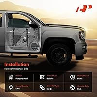 Vista 3 de A-Premium Elevalunas eléctrico delantero derecho del lado del pasajero sin motor compatible con Volkswagen Beetle 1998-2010