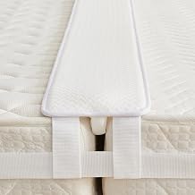 Qucover Bed Bridge Twin to King Converter Kit with Strap&Memory Foam Filler