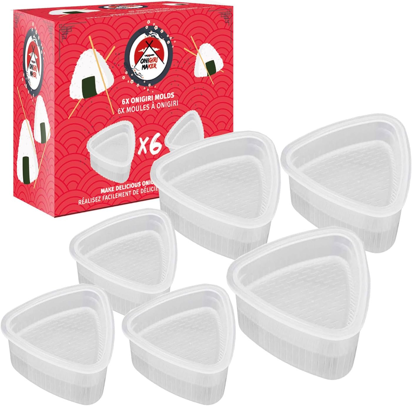 Plastique BRICOLAGE Sushi 3D Moule Onigiri Boule De Riz Bento Outil De Cuisine M