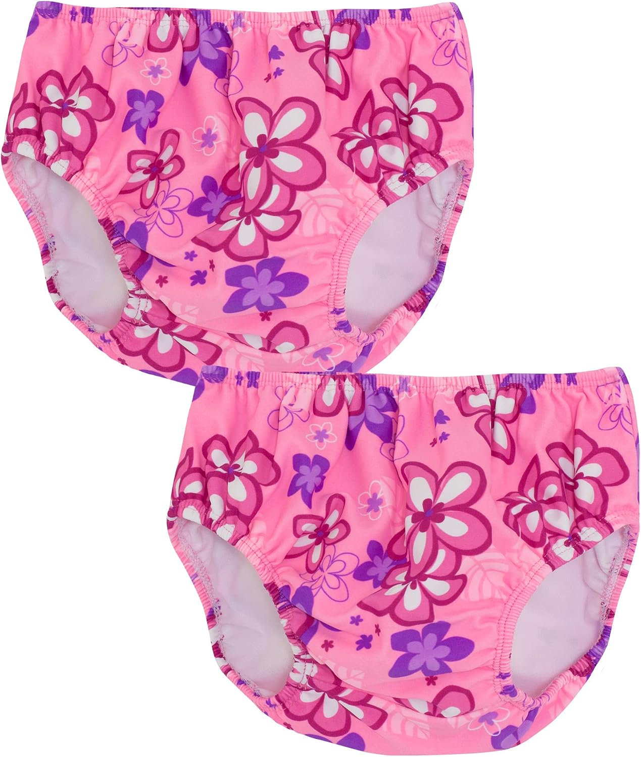 Tuga Girls Reusable Swim Diapers, UPF 50+ Sun Protection Swimsuit