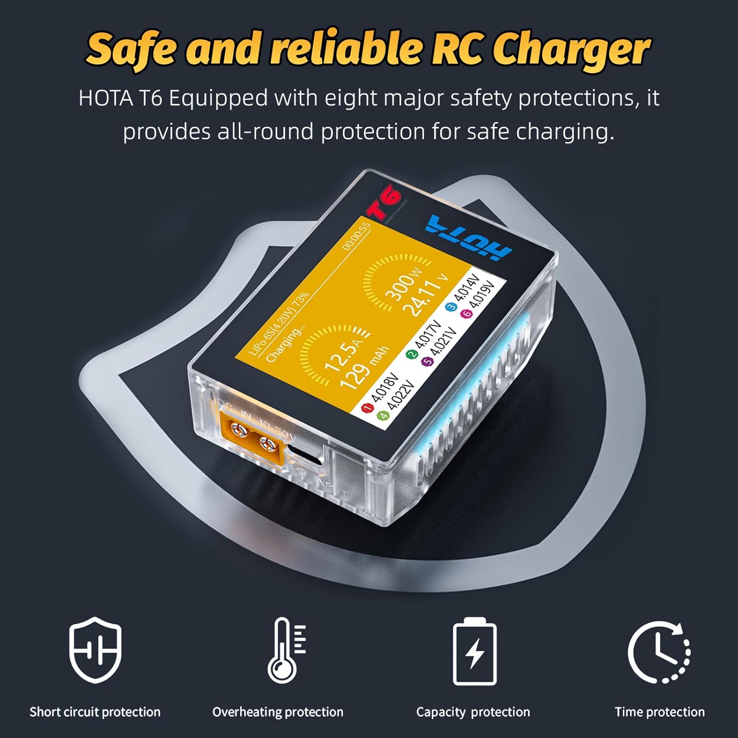 HOTA T6 Safety Features