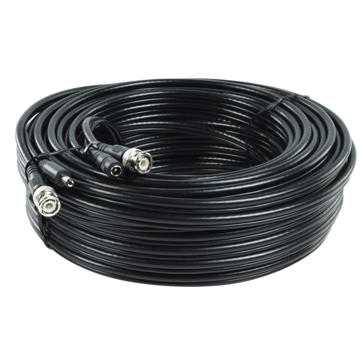König Konig Sec-Cable1030 Rg59 Professional Quality Security Coax Cable Plus Dc Power 30M Cctv Caa Security Tv Installations