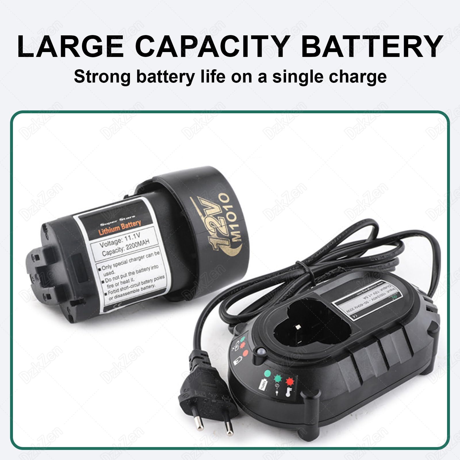 Kit di utensili elettrici per svasatura a 45° per tubi in rame, alluminio, ottone, 5 morsetti e luce da lavoro, adatto per tubi da 1/4" - 3/4", 2 batterie incluse