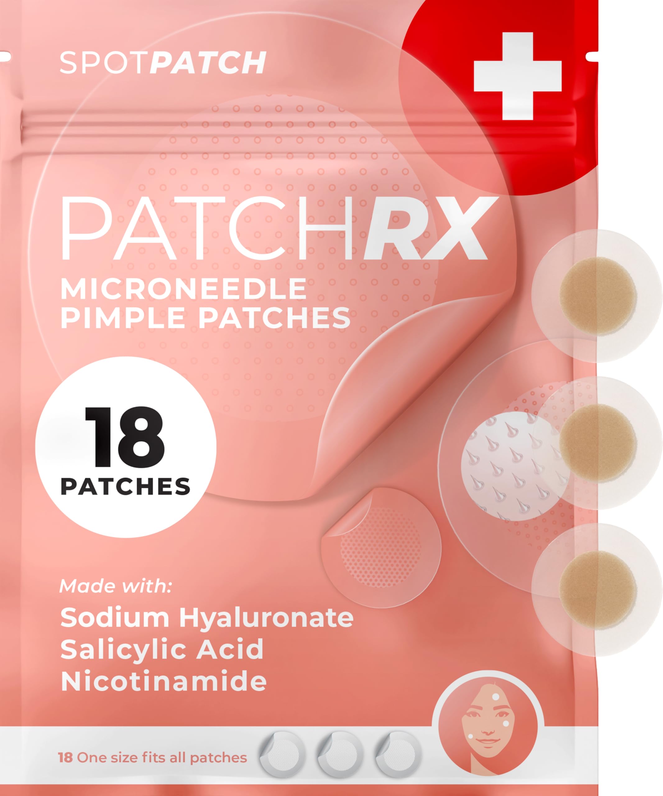 Amazon.com: PatchRx Micro Needle Pimple Patch (18 Pack