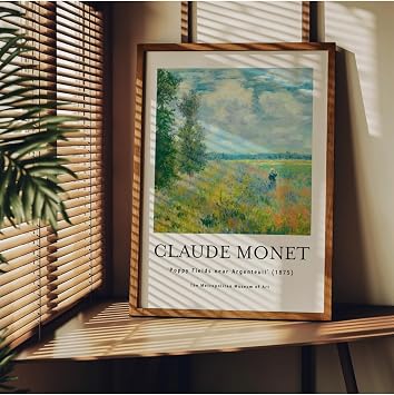 Fark Tan t m Monet  er evesiz Poster, Modern Dekoratif  er evesiz Poster, Tablo, Monet-6, 21 x 30