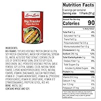 Vista 2 de Alternativa vegana de carne a base de plantas para perros calientes – Loma Linda Big Franks, latas de 15 onzas (paquete de 12) – Franks sin carne