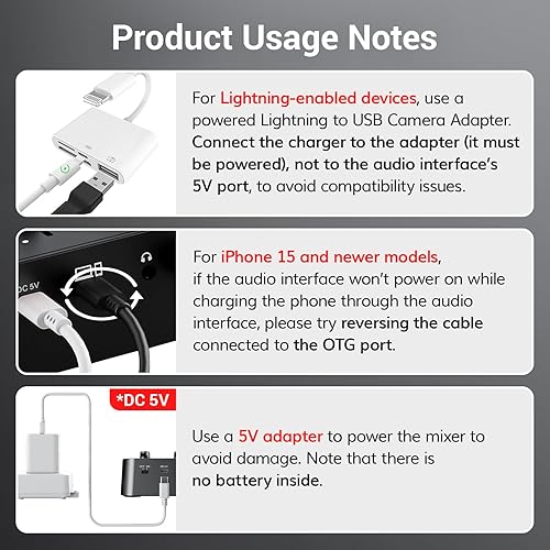 Miniatura 9 de TONOR ASMR - Paquete de equipos de micrófono con interfaz de audio, audio estéreo 3D inmersivo, micrófonos de condensador dual con mezclador de