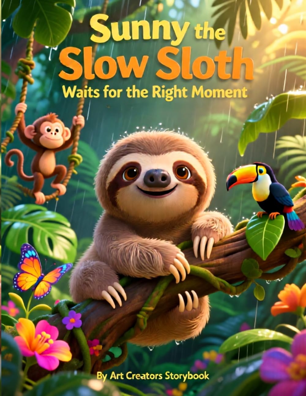 Sunny the Slow Sloth Waits for the Right Moment: A Gentle Children’s Story About Patience, Self-Control, and Making Good Choices (Sunny the Slow Sloth Social-Emotional Learning Series)