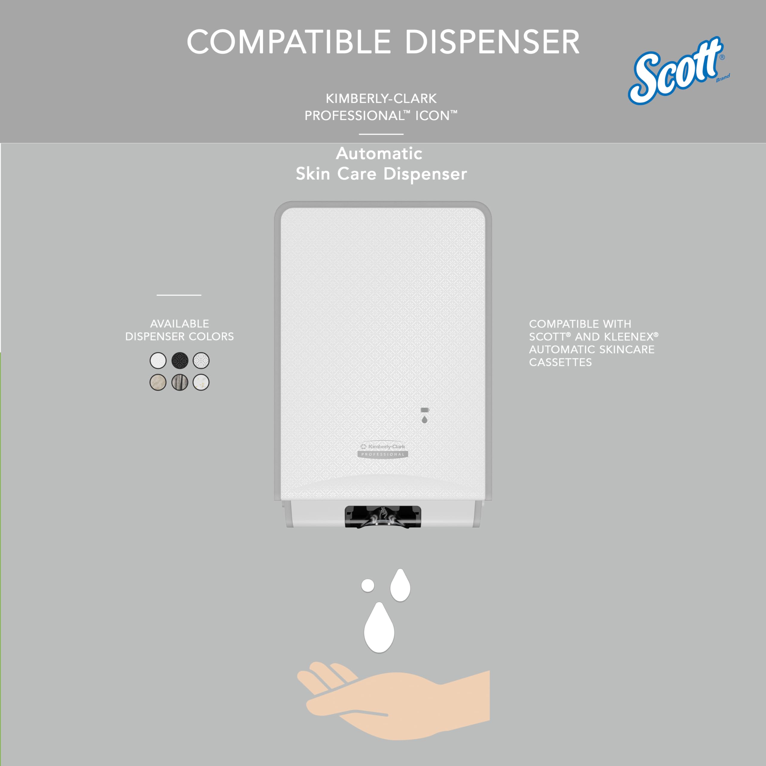 Scott® Control™ Schaumhandseife 6345, unparfümierte Handseife für häufige Verwendung, 4 Kassetten nachfüllbarer farbloser Handreiniger x 1,2 Liter (insg. 4,8 l)