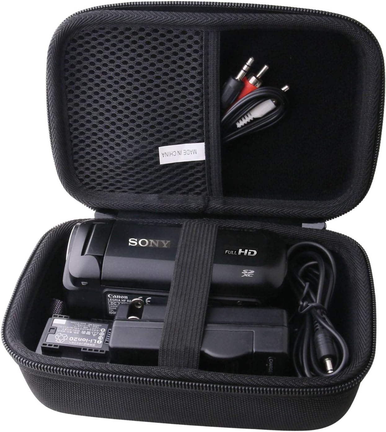 waiyu Hard Carrying Case for Sony HDRCX405/HDRCX455 Handycam Camcorder