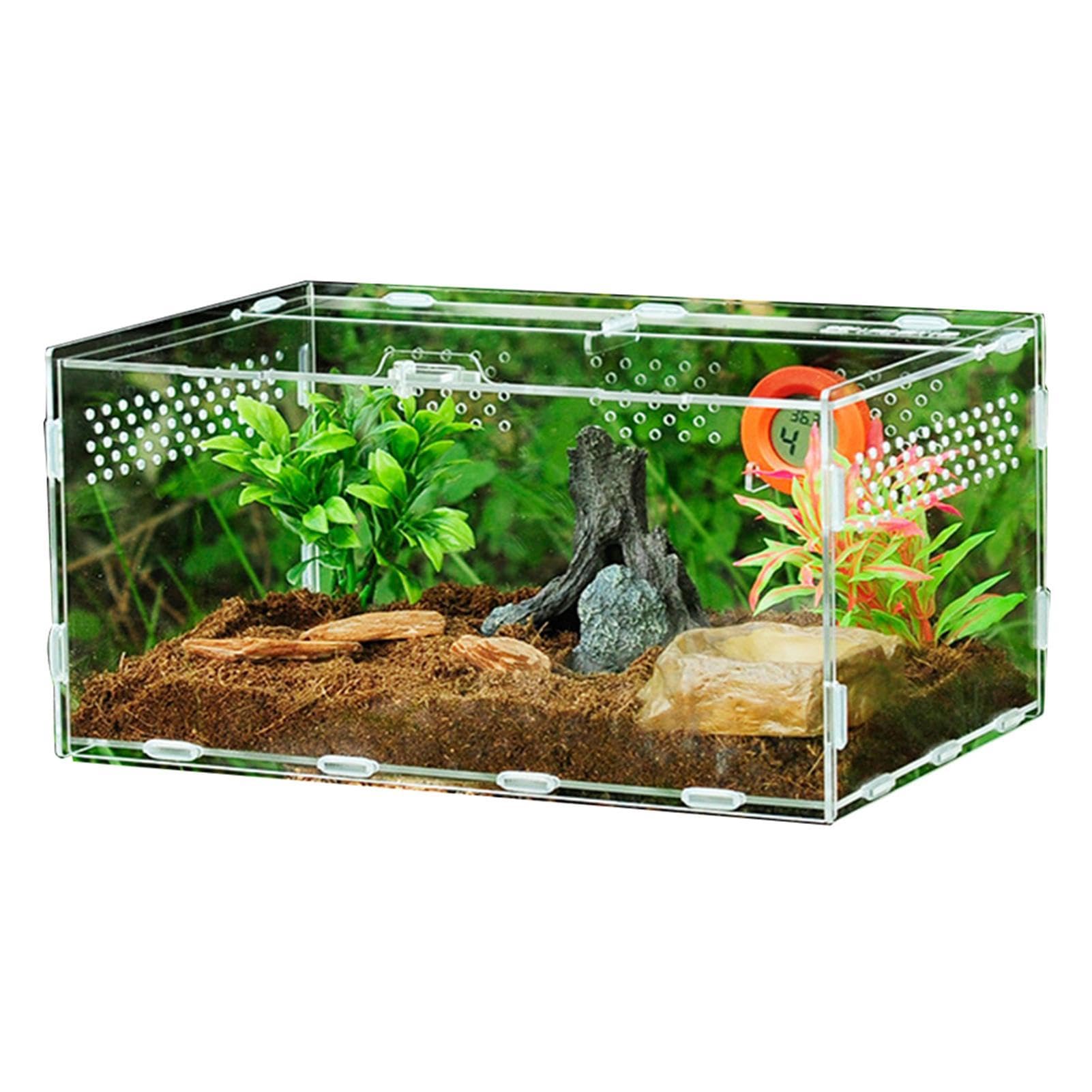 Reptilien Futterbox Acryl Terrarium Behälter Für  Produktbild-Vorschau 14