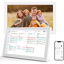 Digital Calendar Wall Touch Screen, 15.6" Smart Family Planner No Subscription, Electronic Calendar for Wall Desk, Shared Chore Chart, Reminders, Parent Lock, Rewards, Meal Planner & Photo Display for Busy Families