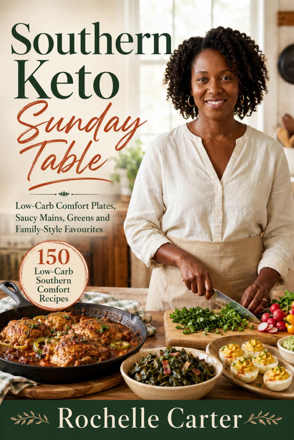 Southern Keto Sunday Table: Low-Carb Comfort Plates, Saucy Mains, Greens and Family-Style Favourites