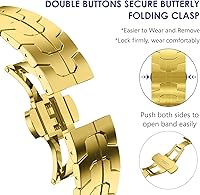 Vista 125 de WINGLE Correas de titanio para Apple Watch Band Ultra 3/2/1 Band Ultra de 1.929 in Series 11 10 1.811 in 1.772 in 1.732 in 1.654 in SE 3/2/1 Series