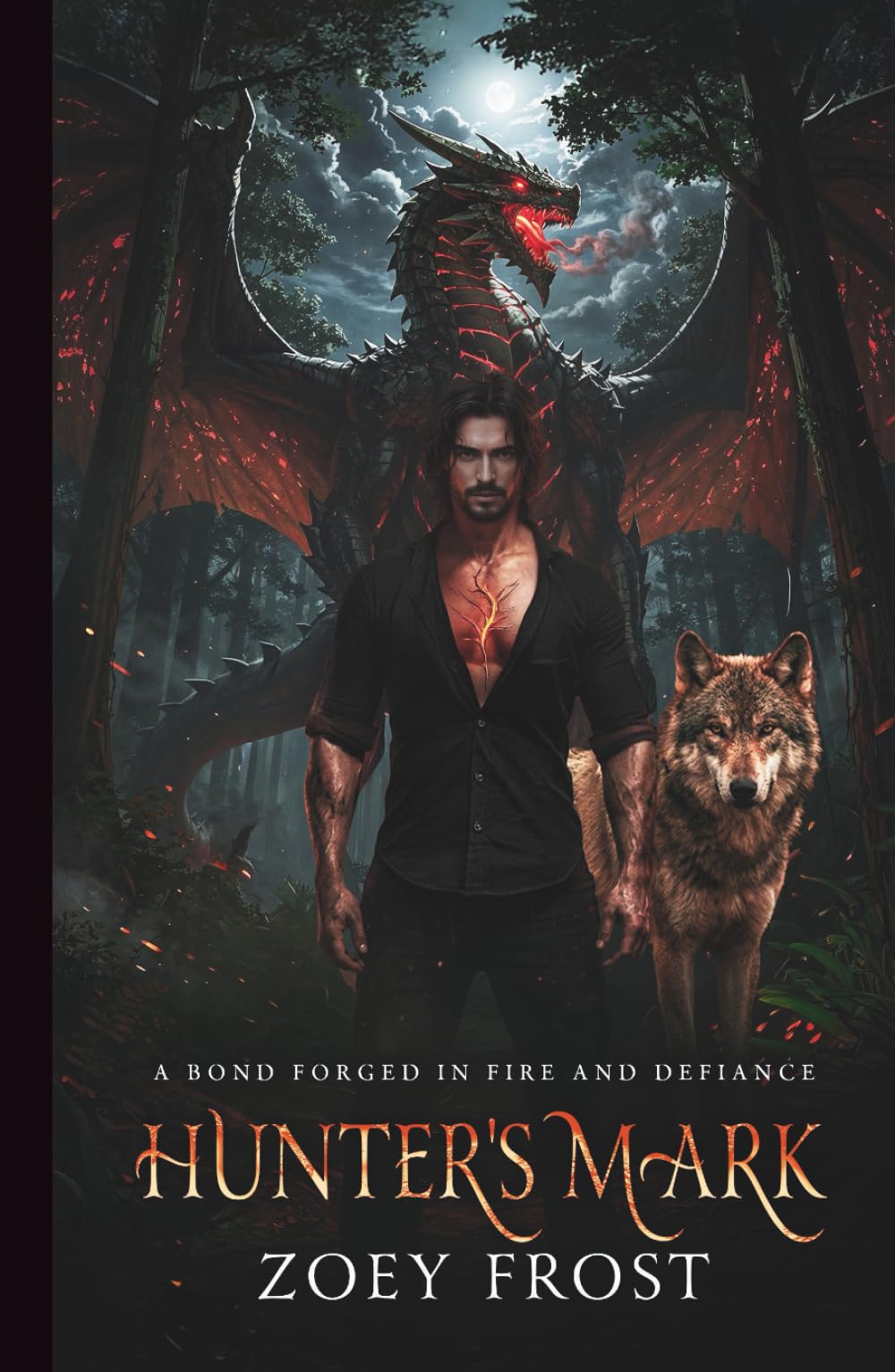 Hunter's Mark: A Dark Fantasy Romance of Fated Bonds and Cursed Power (The Vale Series)
