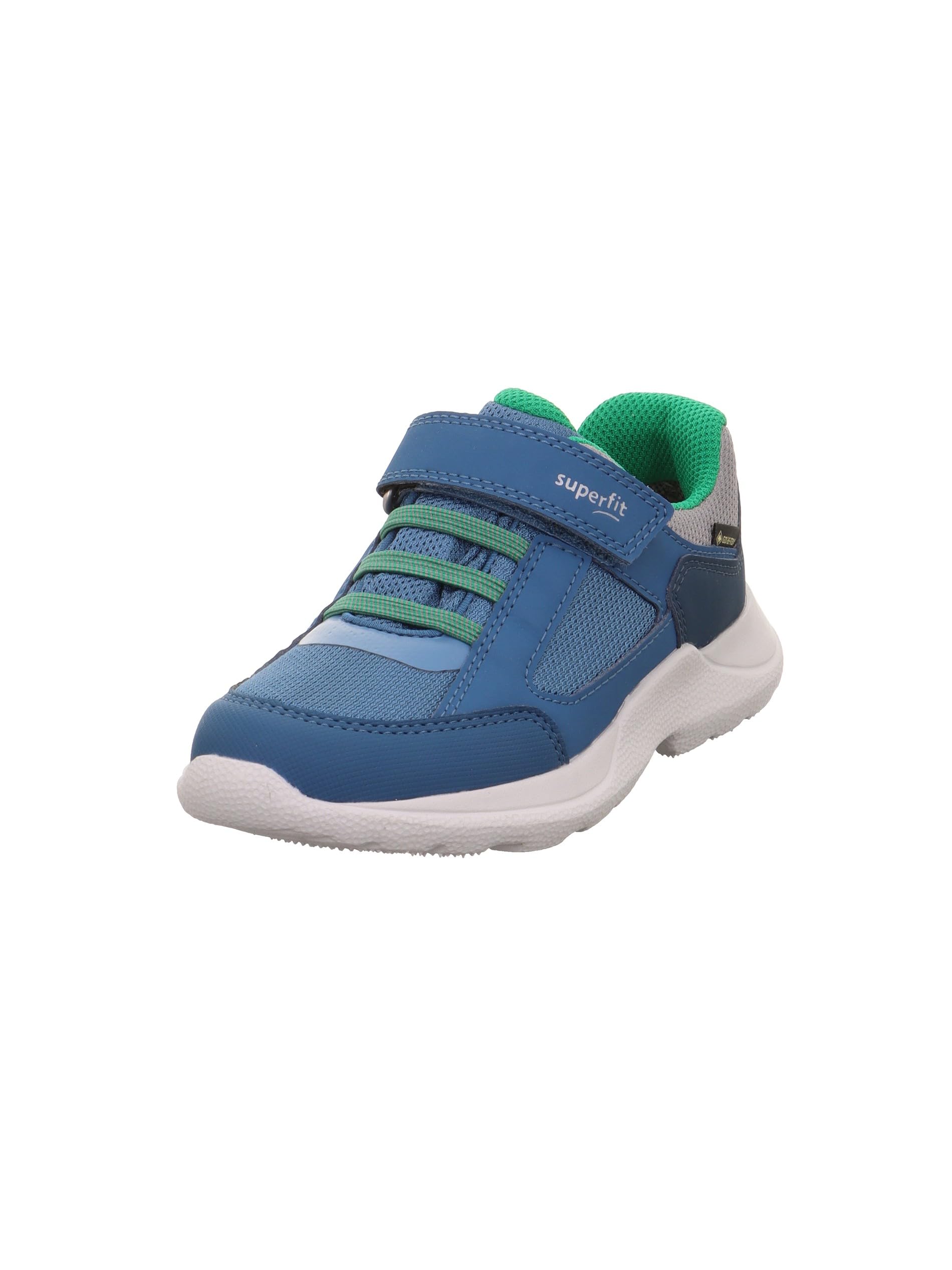 Superfit Boys' Rush Gore-Tex Trainers, Blue Green 8010, 7.5 UK Child