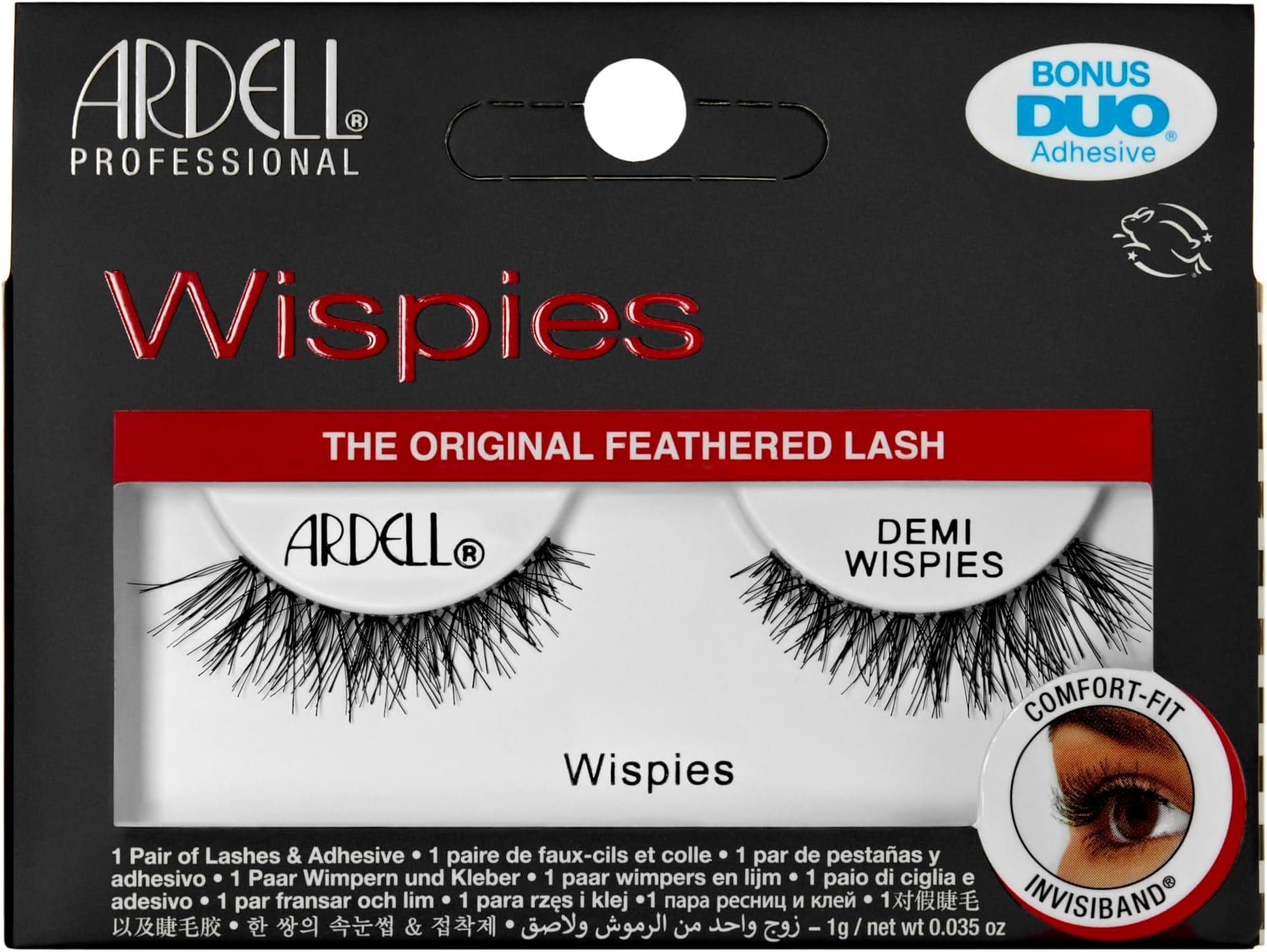 Demi Wispies Strip False Eyelash, Black