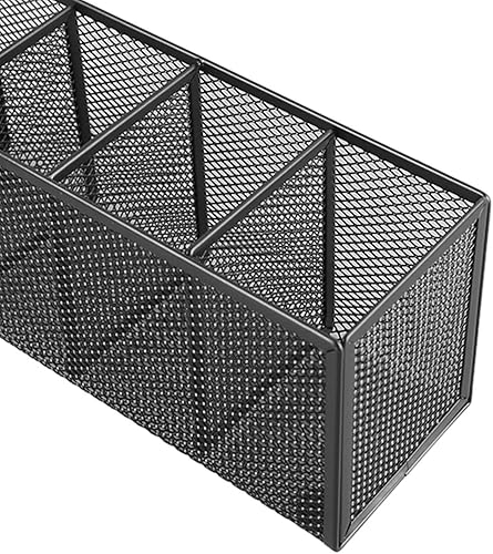 Vista 8 de Pssopp Organizador de suministros de arte, 4 rejillas, multiusos, suministros de papelería, almacenamiento para escuela, oficina, encimera