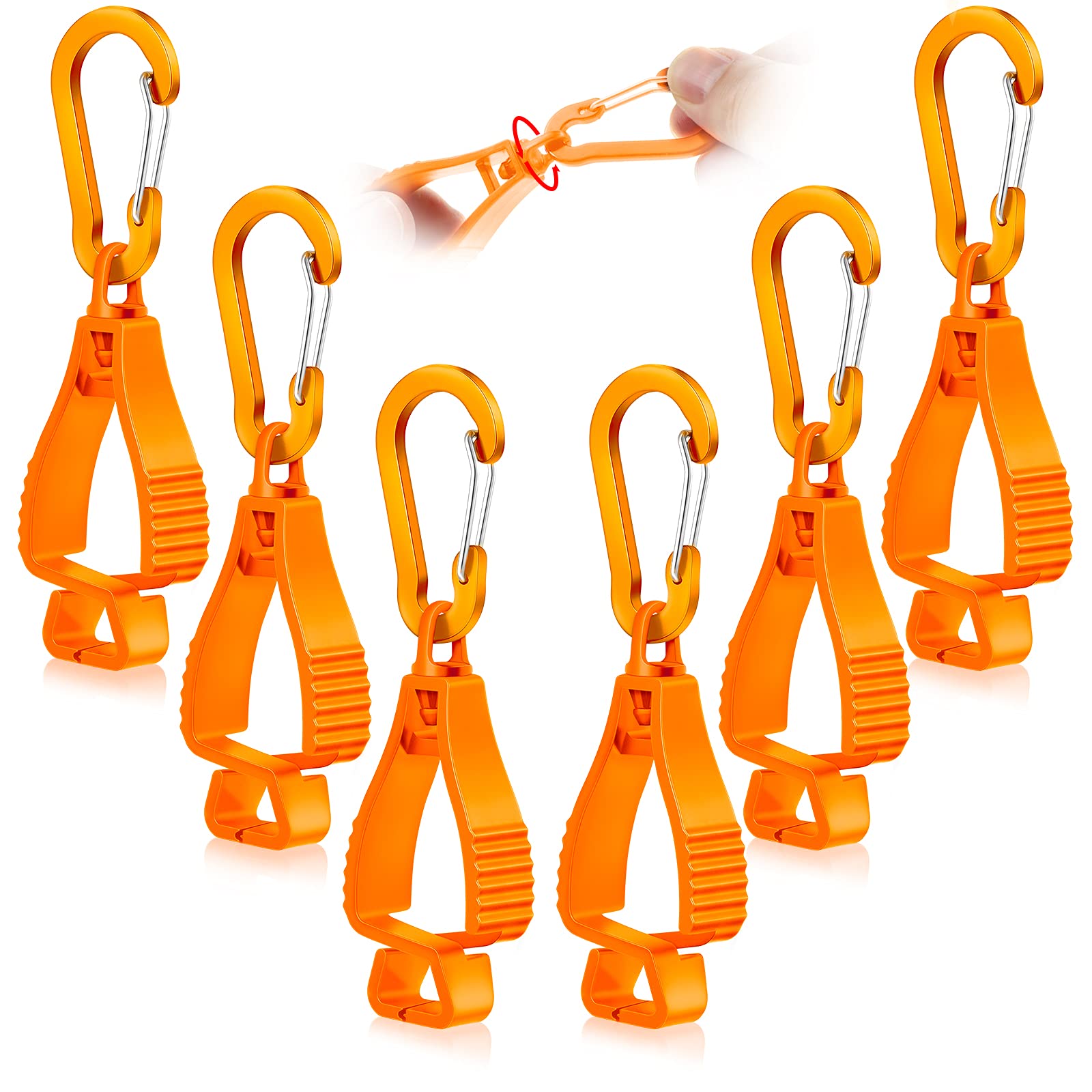 Glove Clips for Work Glove Holders for Belt and Pants Work Safety Keeper Clamp Catcher Construction Gloves Helmets