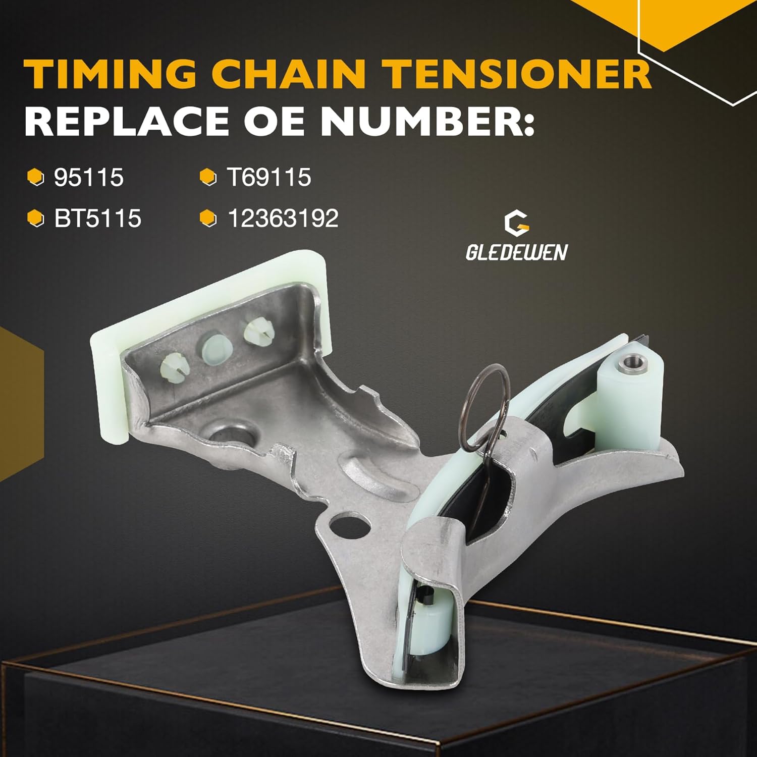 2.2 Engine Timing Chain Kit with Sprocket, Compatible with 1994-2003 Buick Century Chevrolet Cavalier GMC Isuzu Pontiac, Replaces 24577247 10198810, Fits 2.2L V4 OHV Engine