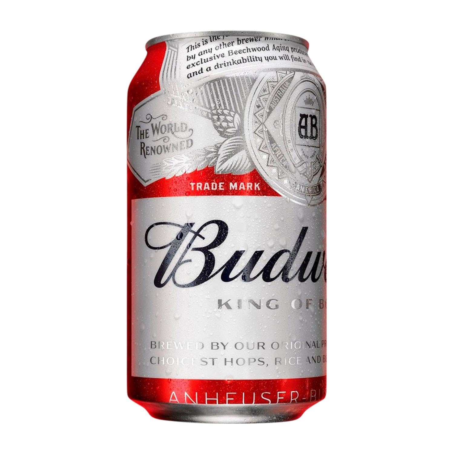 Bier 24 Einheiten Box Budweiser Alu-Dose 33 cl