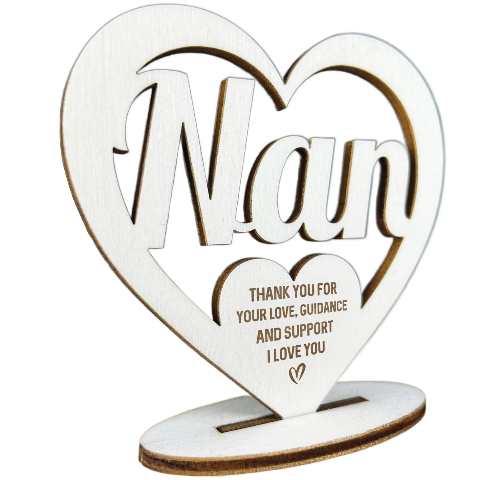 Red Ocean Nan Gifts From Grandson Granddaughter Engraved Plaque Birthday Gift For Nan