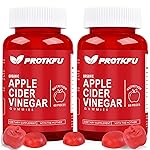 ProTKFU Apple Cider Vinegar Gummies, 120 Count Max Strength 1000mg ACV Gummies with Vitamin B12 & B6, for Metabolism, Digestion, Detox, Gut & Immune Health, Vegan & Non-GMO, Gelatin-Free