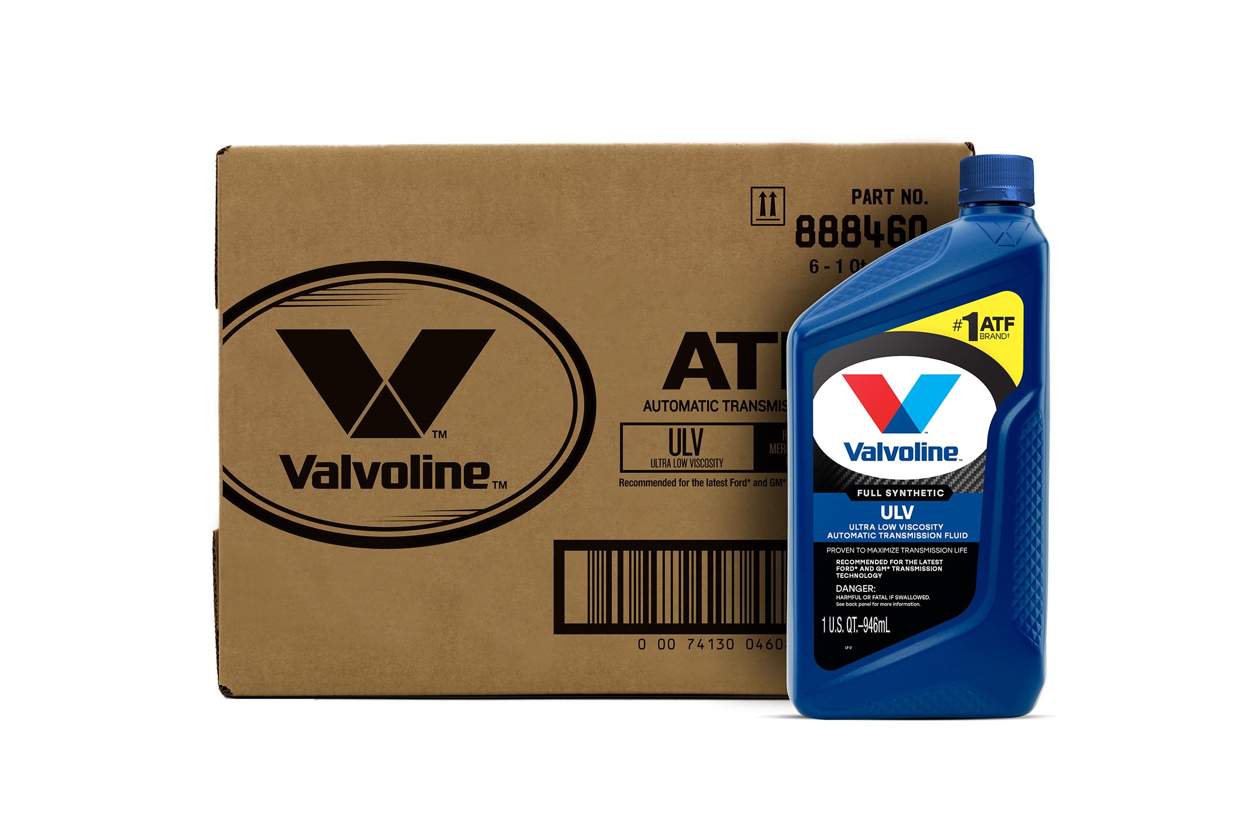 Valvoline ULV Transmission Fluid 1 QT, Case of 6