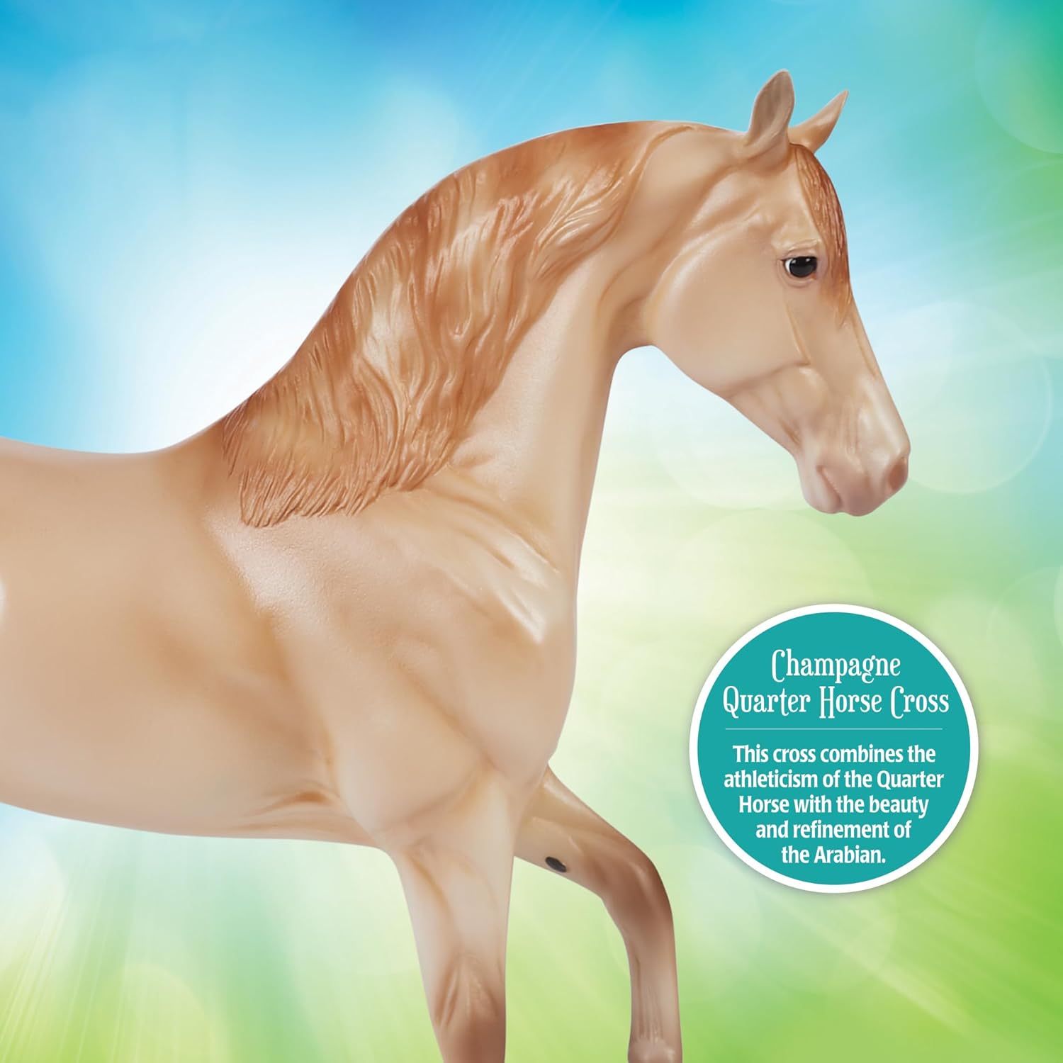 Breyer Horses Freedom Series | Champagne Quarter Horse Cross | Model # B-FS-10611