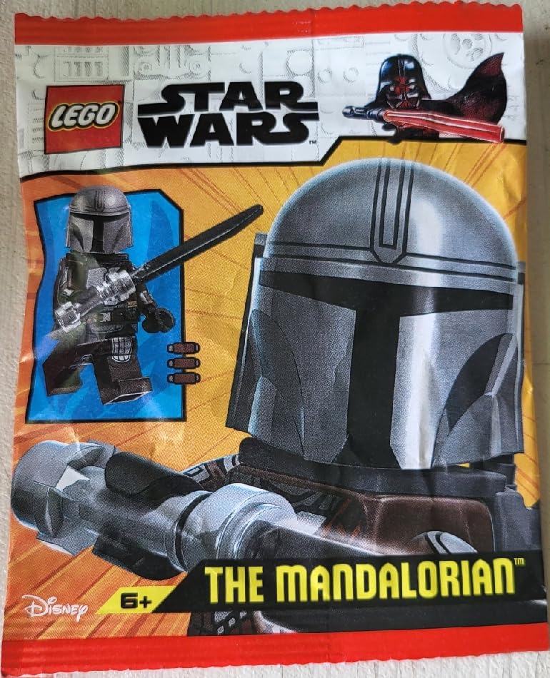 LEGO Star Wars The Mandalorian Minifigure/Din Djarin / 'Mando' with Dark Saber, Brown