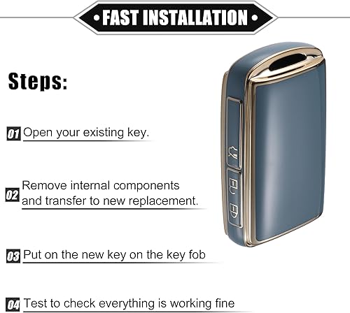 Miniatura 7 de Funda para llavero compatible con Mazda CX5 CX30 CX9 2020-2023 para Mazda 3 2019-2021 para Mazda 3 Hatchba, 3 botones, TPU suave, negro, control