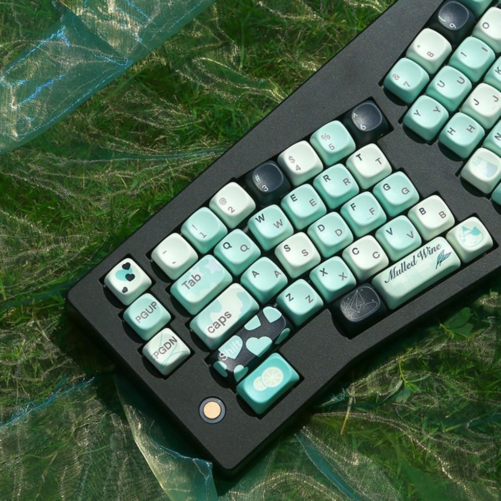 Fantasy Summer PBT MOA Profile Keycaps 131Keys Heat Subbed Set for Mechanical