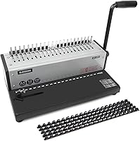 Vista 1 de Rayson SD-1201 Máquina de encuadernación de perforación y encuadernación con peines - 21 agujeros200 hojas de papel peine carpeta