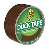Duck Brand 1304965 Color Duct Tape, Single Roll, Brown, 60 Foot – view 1