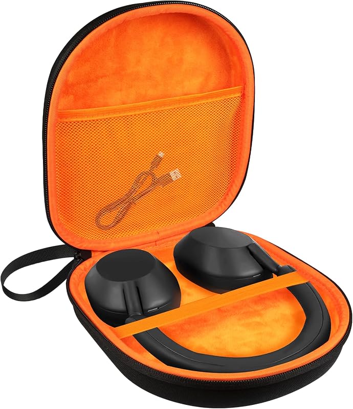 Estuche rígido para auriculares Sony/JBL/Bose/Soundcore | Para JBL Tune 720BT/510BT/770NC, Soundcore Anker Q20i/Q30/Q20, Sony WH-CH520/WH-CH720N, BERIBES/KVIDIO/TOZO HT3, estuche con cremallera