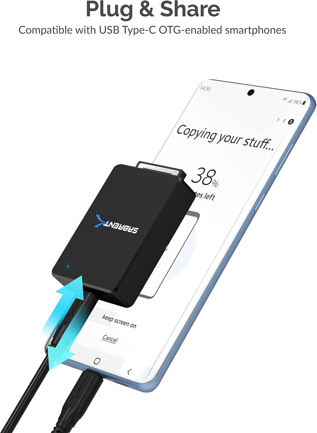 SABRENT CFexpress Type B Card Reader with USB 3.2 10Gbps (CR-CFER)