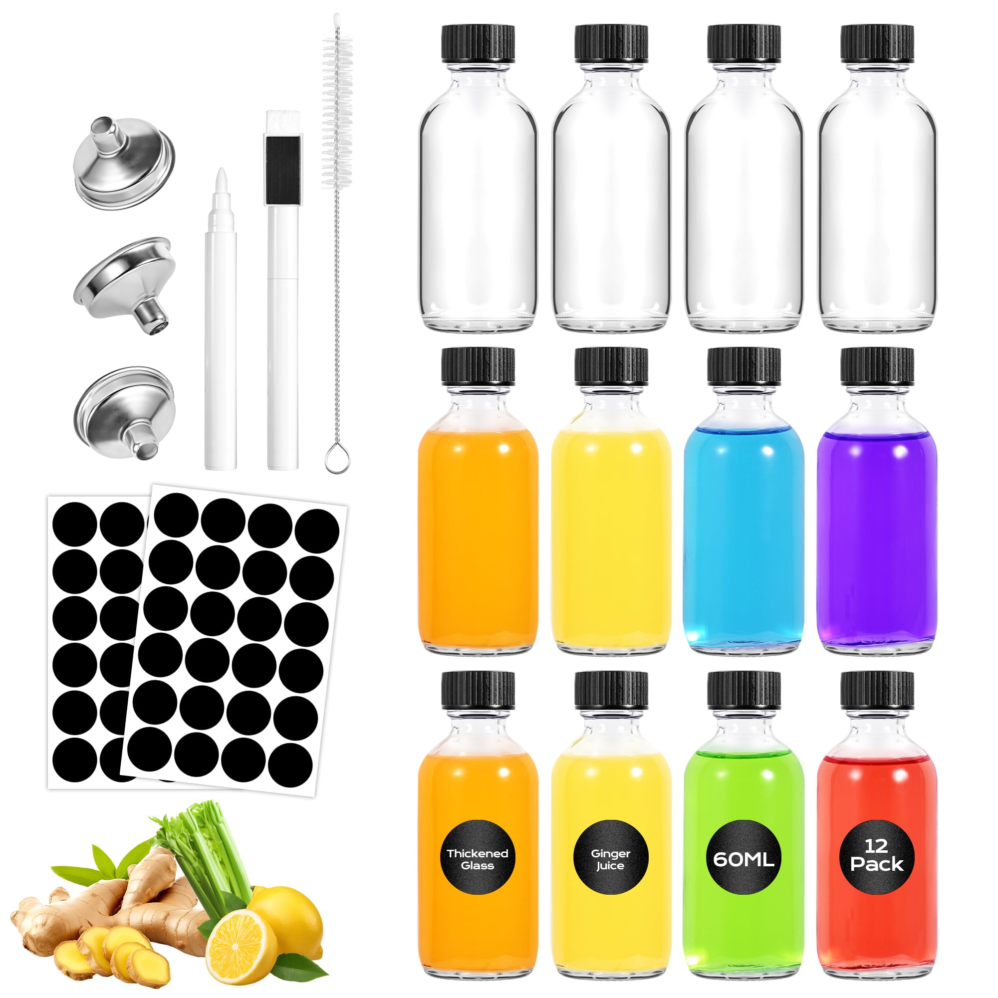 Botellas Cristal - Mini, Rellenar, Fiestas Botellas Cristal - Mini, Rellenar, Fiestas