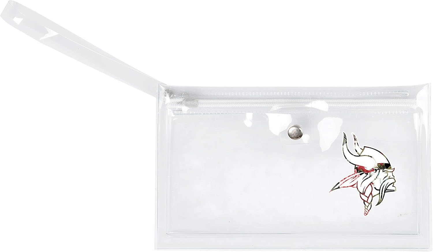 Littlearth NFL Stadium Friendly Clear Ticket Wristlet with Floral Team Logo